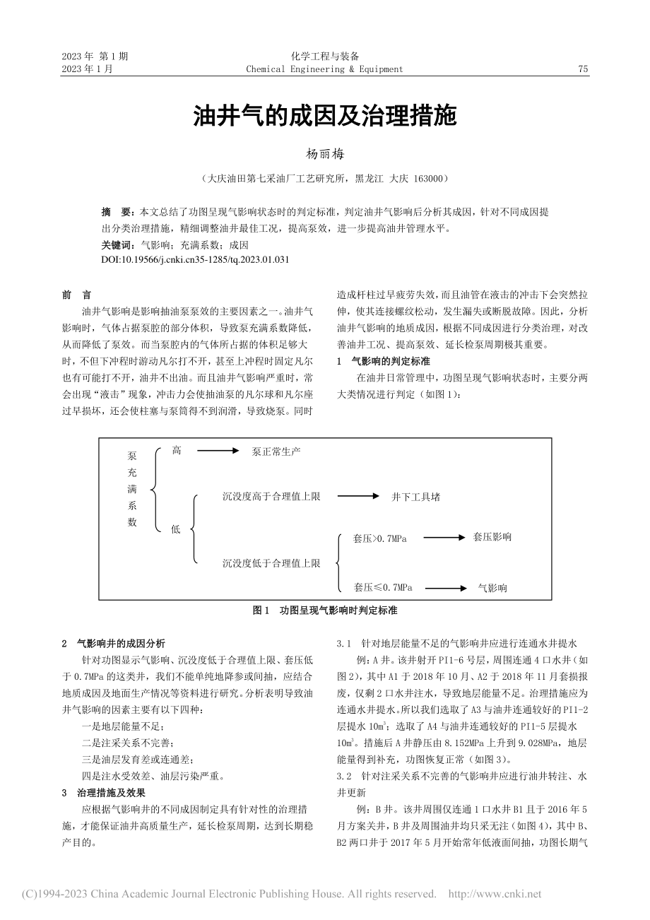 油井气的成因及治理措施_杨丽梅.pdf_第1页