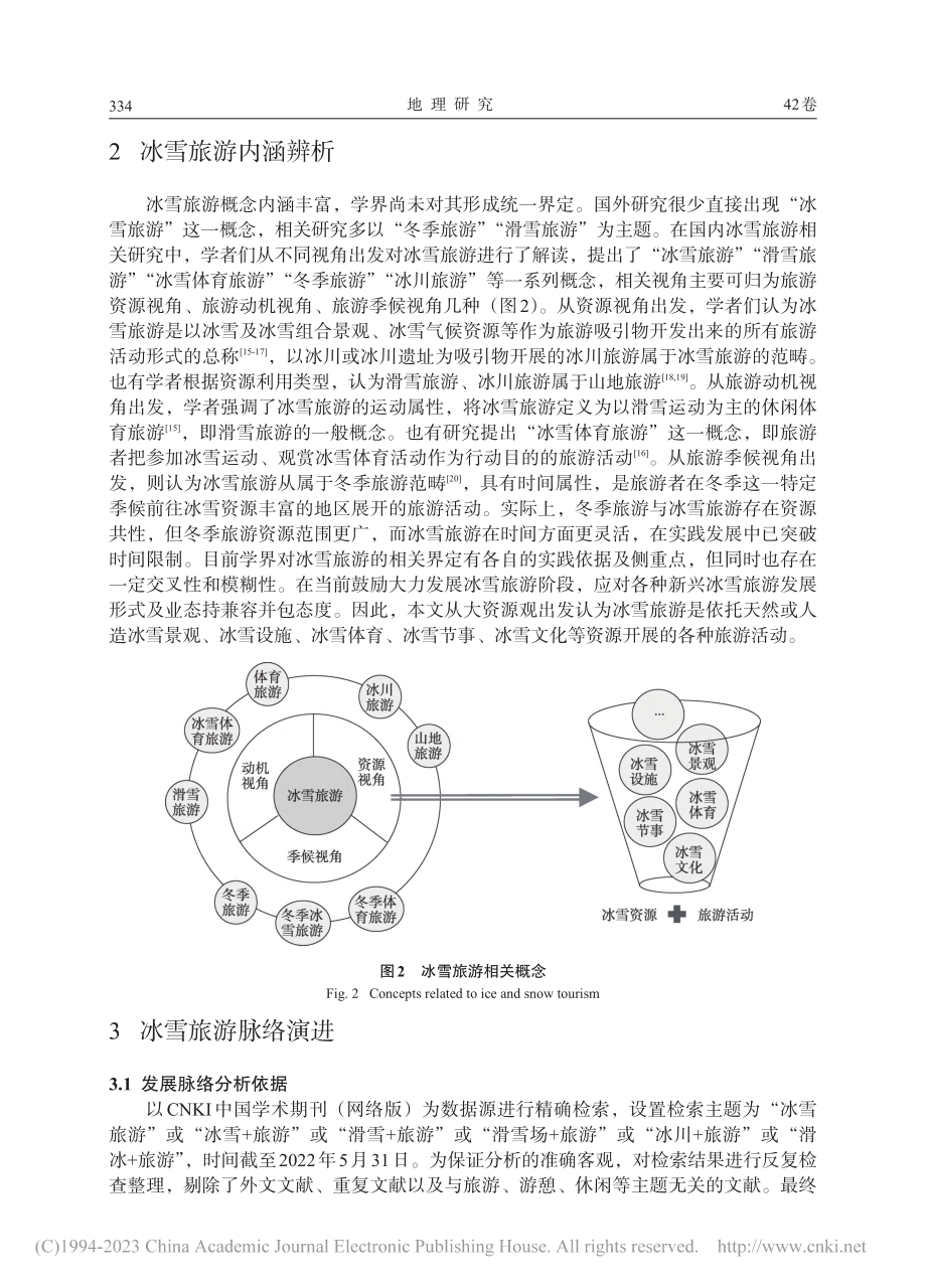 中国冰雪旅游研究：内涵辨析、脉络梳理与体系构建_唐承财.pdf_第3页