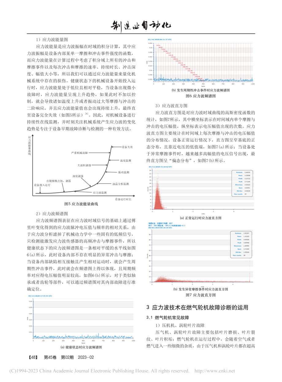 应力波技术在某大型燃气轮机组机械故障监测中的应用_侯宝.pdf_第3页