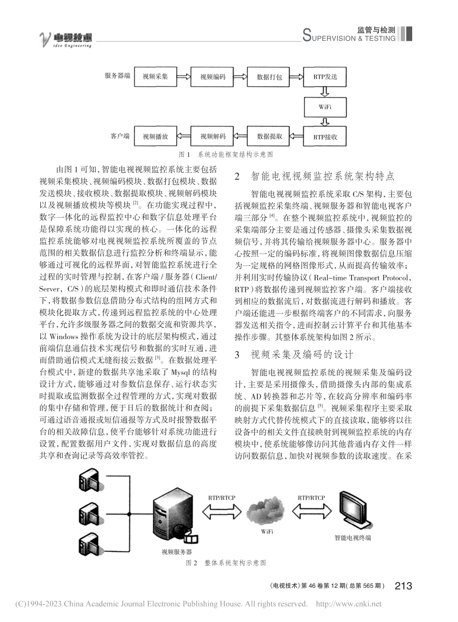 智能电视视频监控系统的设计与应用_方志毅.pdf_第2页