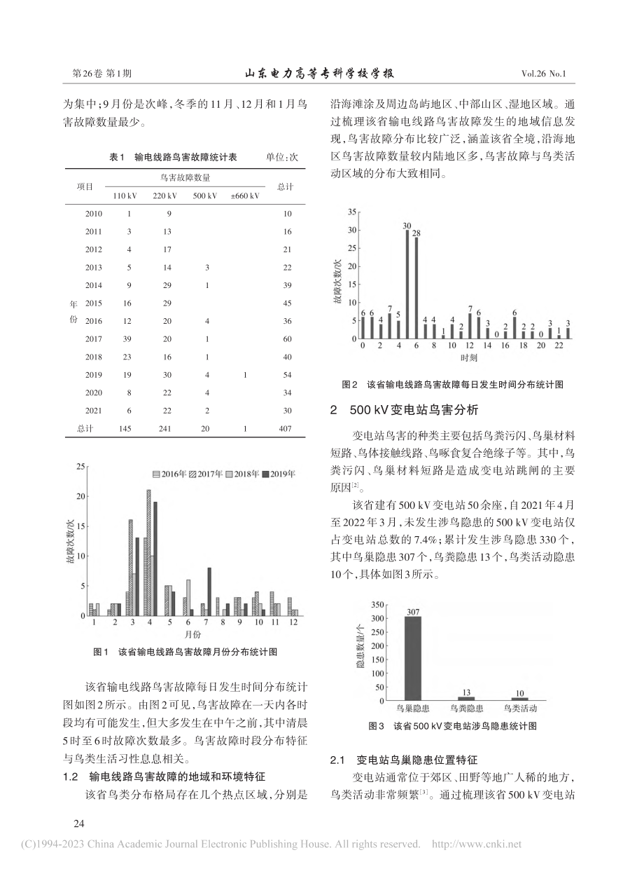 输电线路和500_kV变电站鸟害分析及防治措施_王楠.pdf_第2页