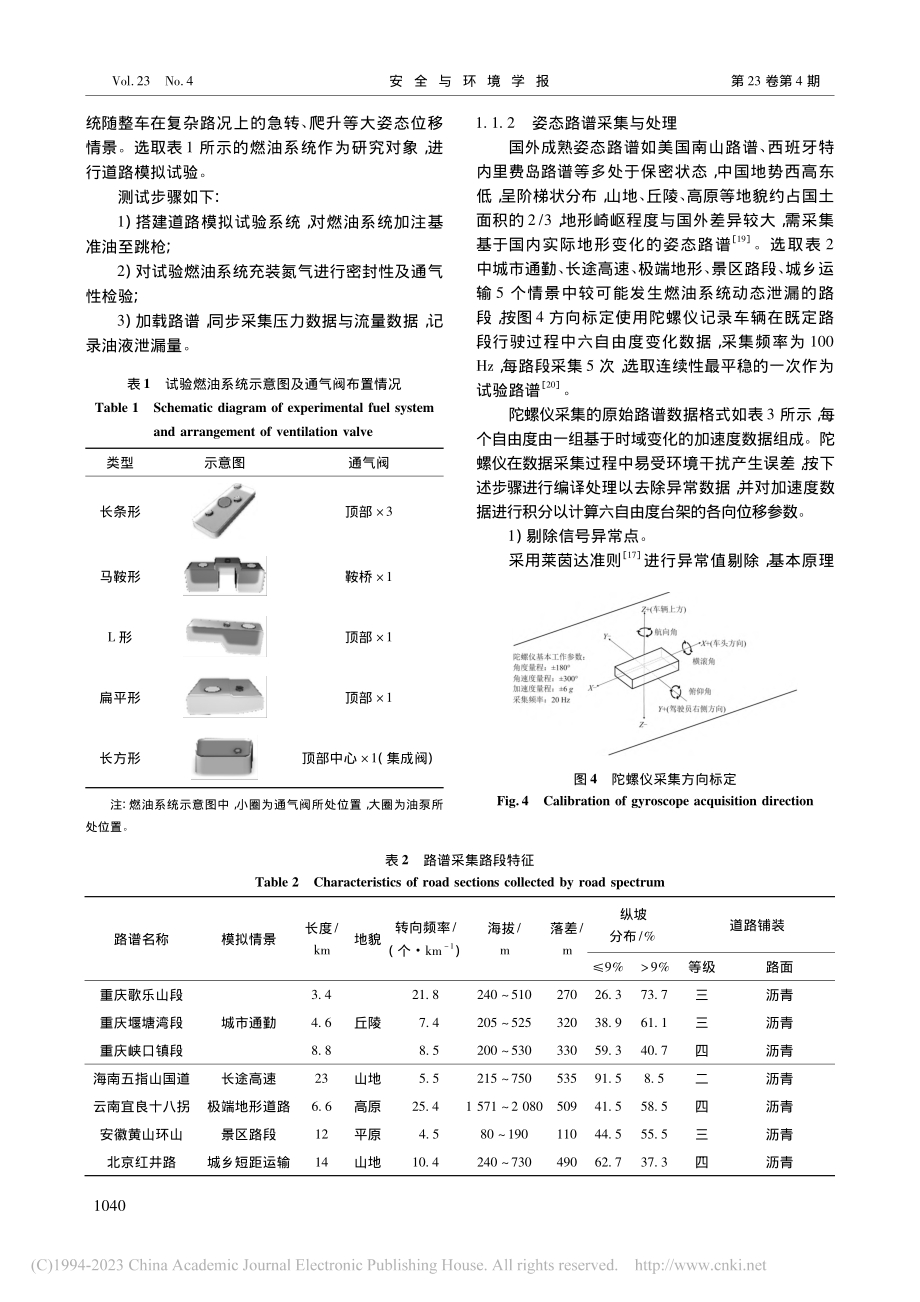 实测路谱加载条件下的燃油系统动态泄漏性研究_毛洪钧.pdf_第3页