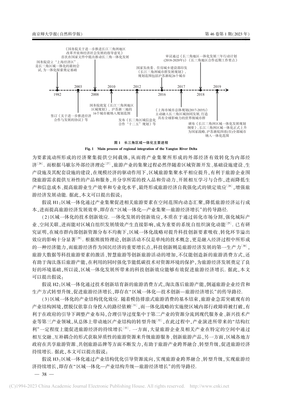 区域一体化对旅游经济增长影...自长三角城市群的准自然实验_王兆峰.pdf_第3页