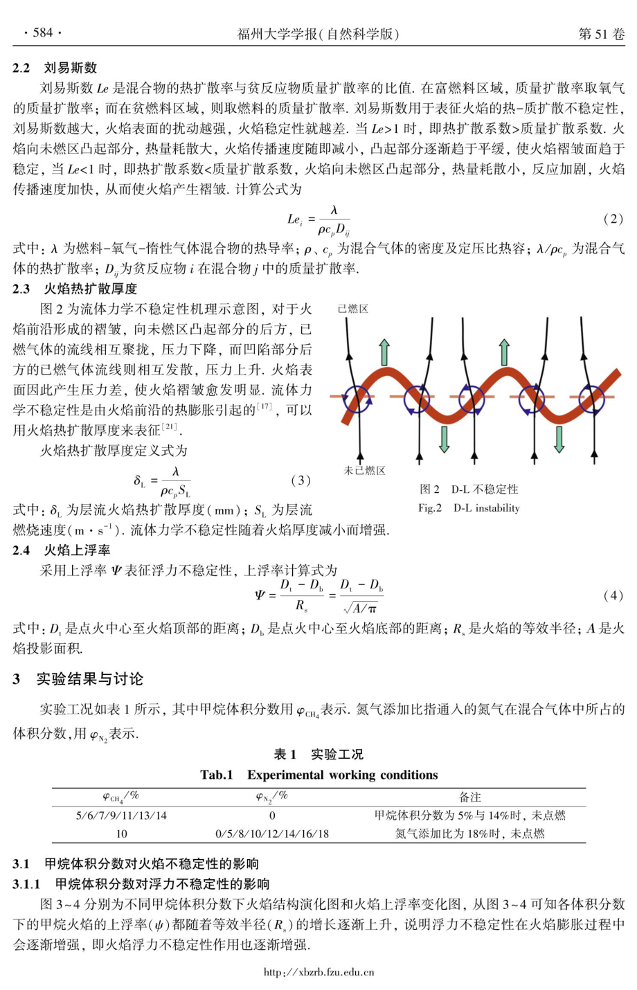 N_%282%29对甲烷-空气预混气体爆炸火焰传播稳定性的影响.pdf_第3页