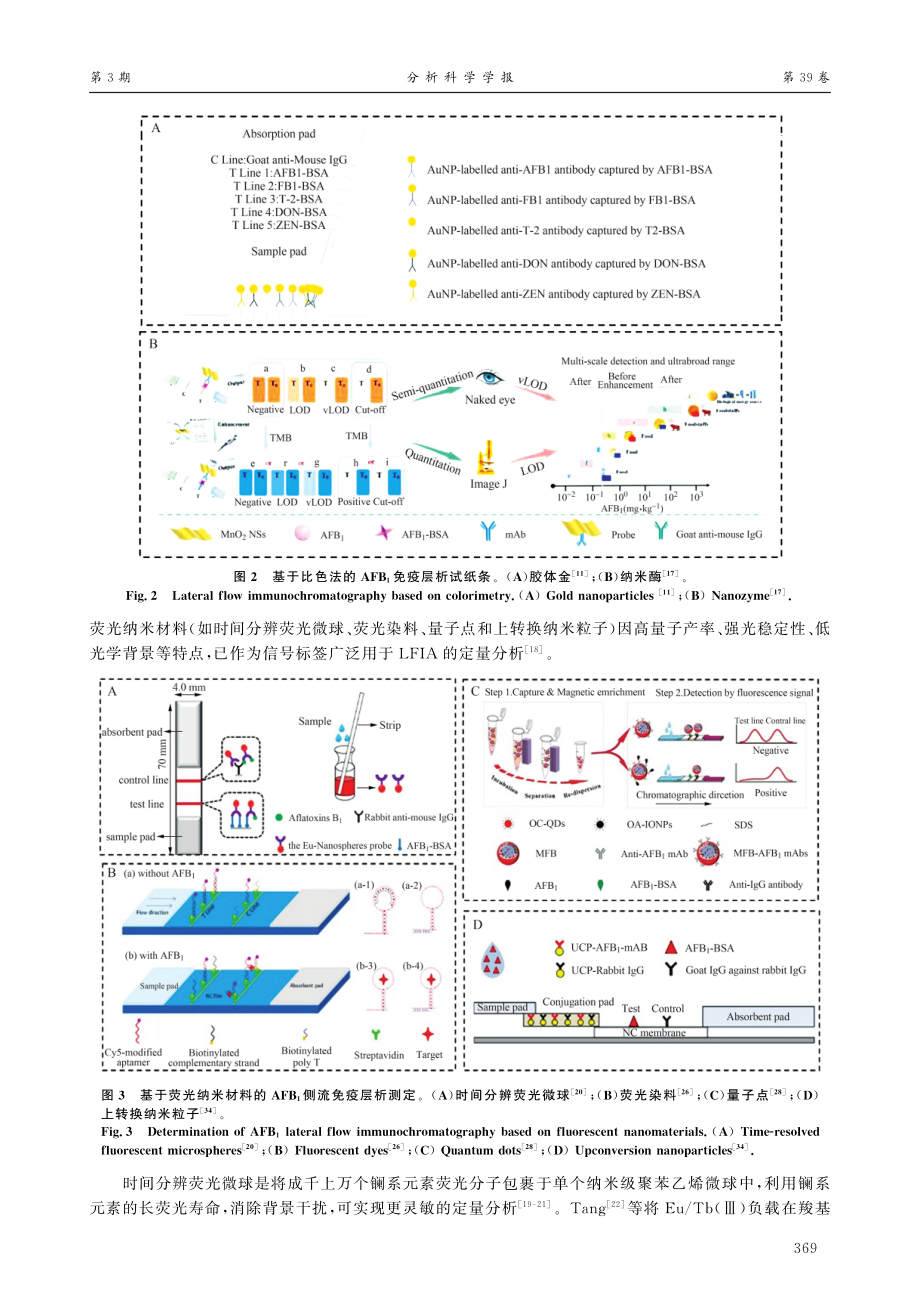 侧流免疫层析技术在黄曲霉毒素B1检测中的研究进展.pdf_第3页