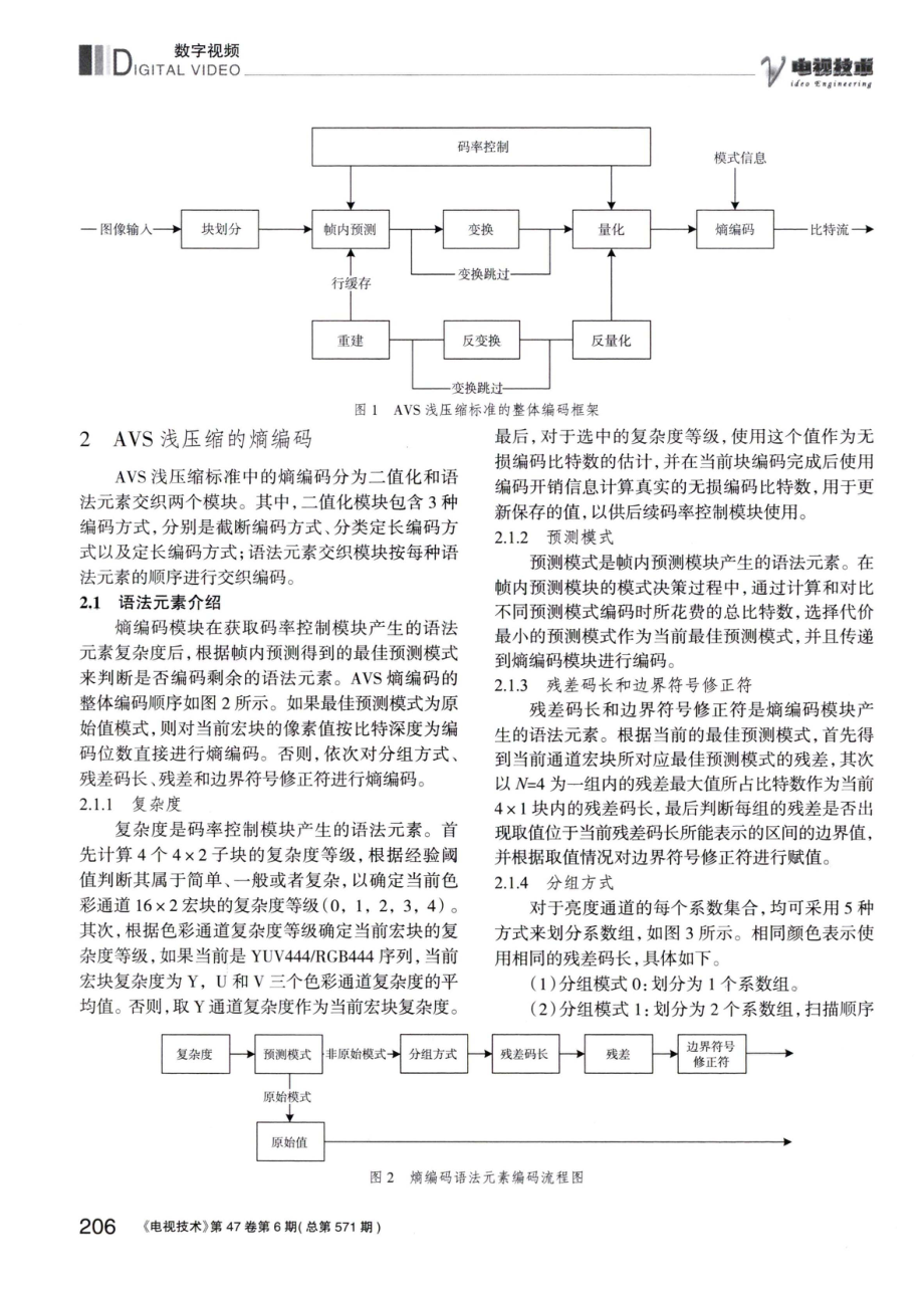 AVS浅压缩标准中的熵编码研究综述.pdf_第2页