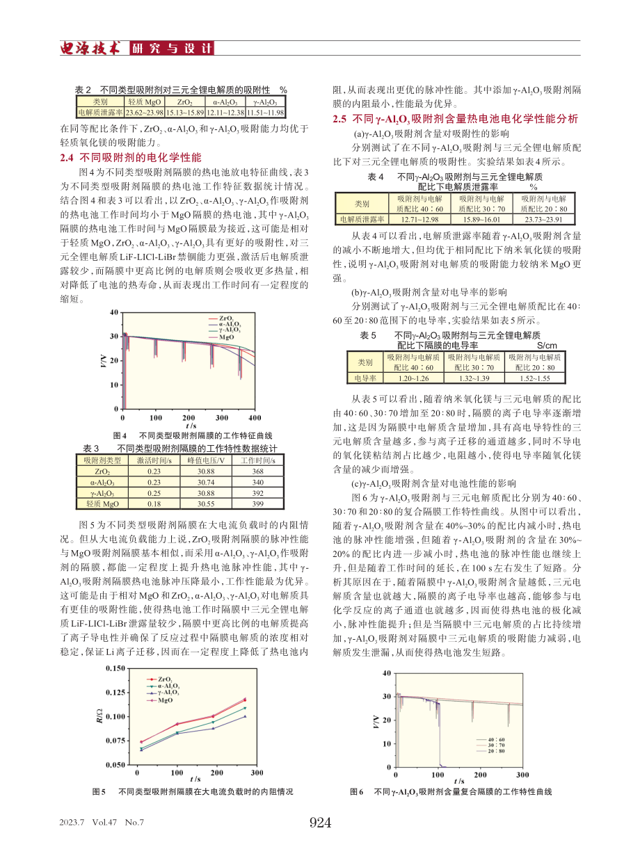 不同热电池电解质吸附剂及其性能研究.pdf_第3页