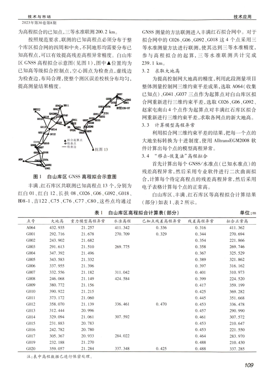 GNSS高程拟合法在库区航道高程测量中的应用.pdf_第2页