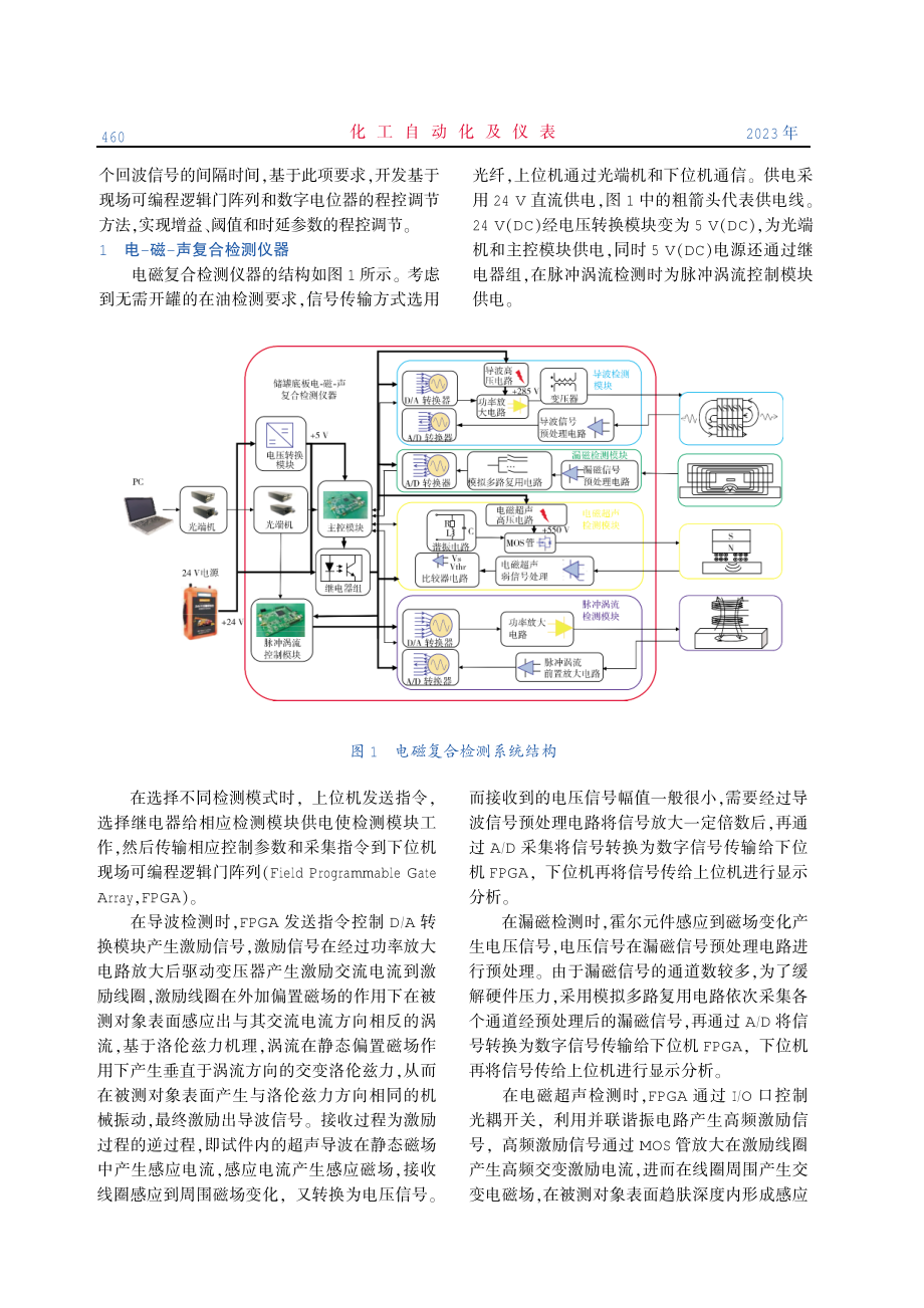 储罐底板电-磁-声复合检测仪器的研制.pdf_第2页