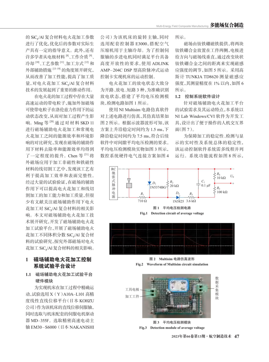 磁场辅助电火花加工平台开发及SiC_%28p%29_Al加工试验研究.pdf_第2页