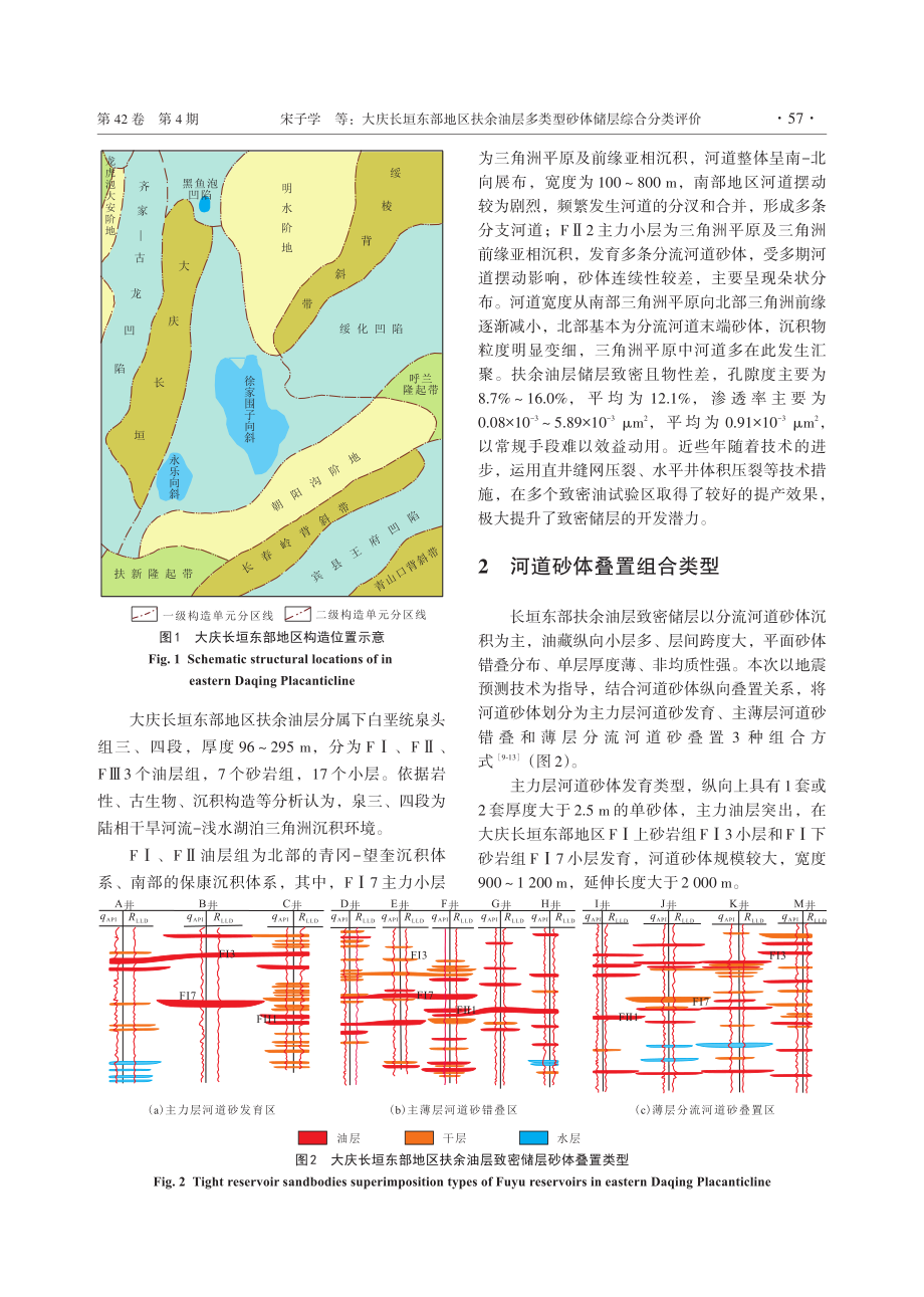 大庆长垣东部地区扶余油层多类型砂体储层综合分类评价.pdf_第3页