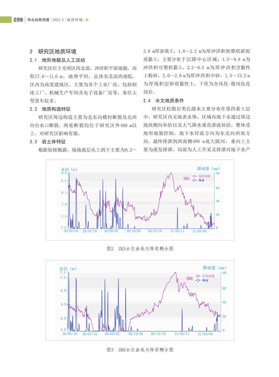 地下水监测在城市建成区地面沉降分析中的应用——以深圳市某工业园区为例.pdf_第2页