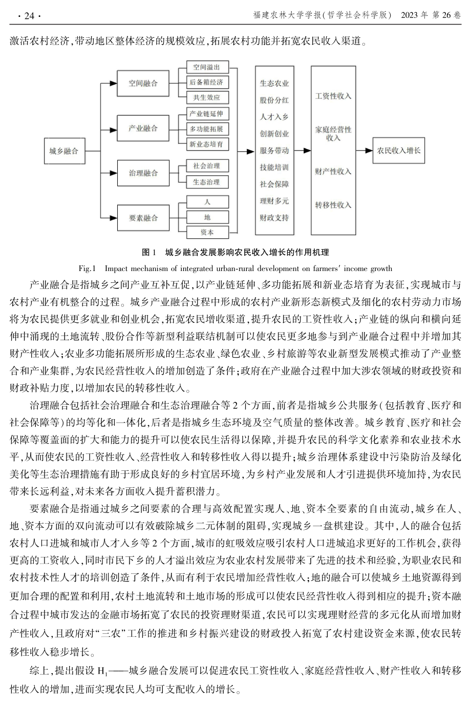 城乡融合发展对农民收入增长的影响及异质性分析.pdf_第3页