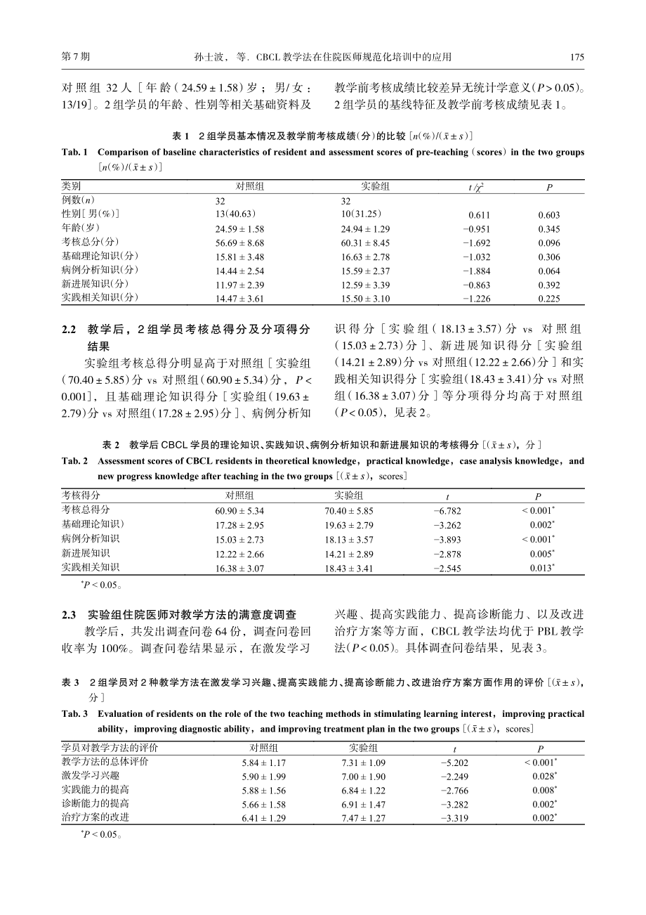 CBCL教学法在住院医师规范化培训中的应用.pdf_第3页