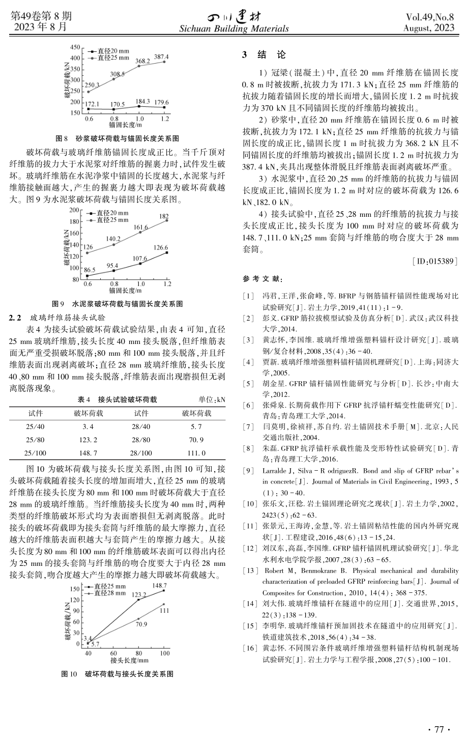 GFRP锚杆在不同水泥基和接头长度下的力学性能研究.pdf_第3页