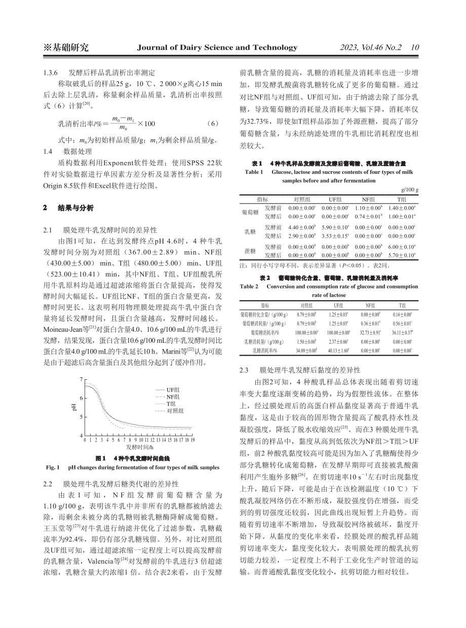 不同市售膜处理牛乳发酵差异比较研究.pdf_第3页