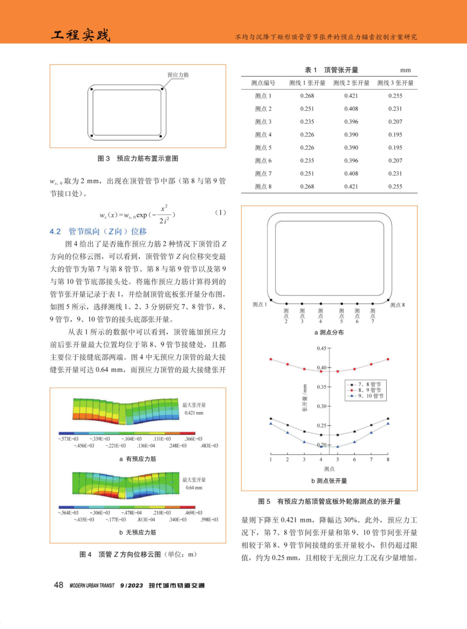不均匀沉降下矩形顶管管节张开的预应力锚索控制方案研究.pdf_第3页