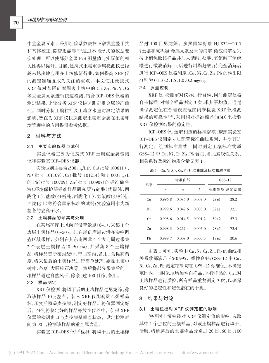 便携式XRF仪在土壤重金属检测方面的应用研究_王娜.pdf_第2页