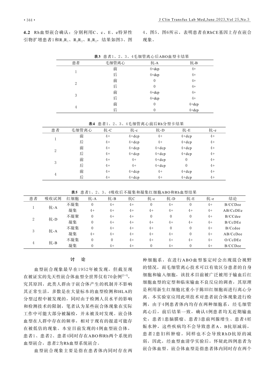 4例ABO和Rh血型嵌合体的血清学及分子生物学基础研究.pdf_第3页