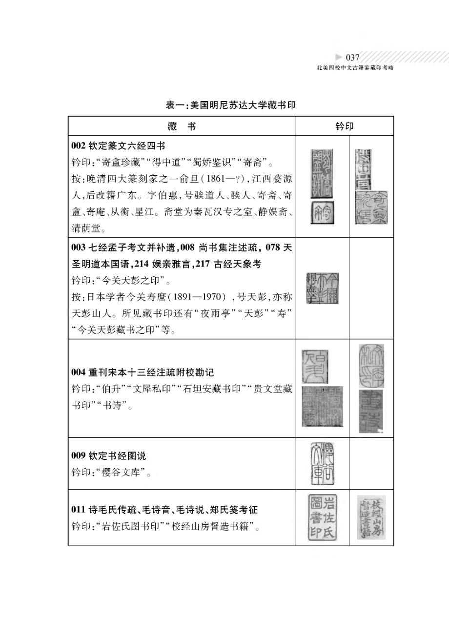 北美四校中文古籍鉴藏印考略.pdf_第3页