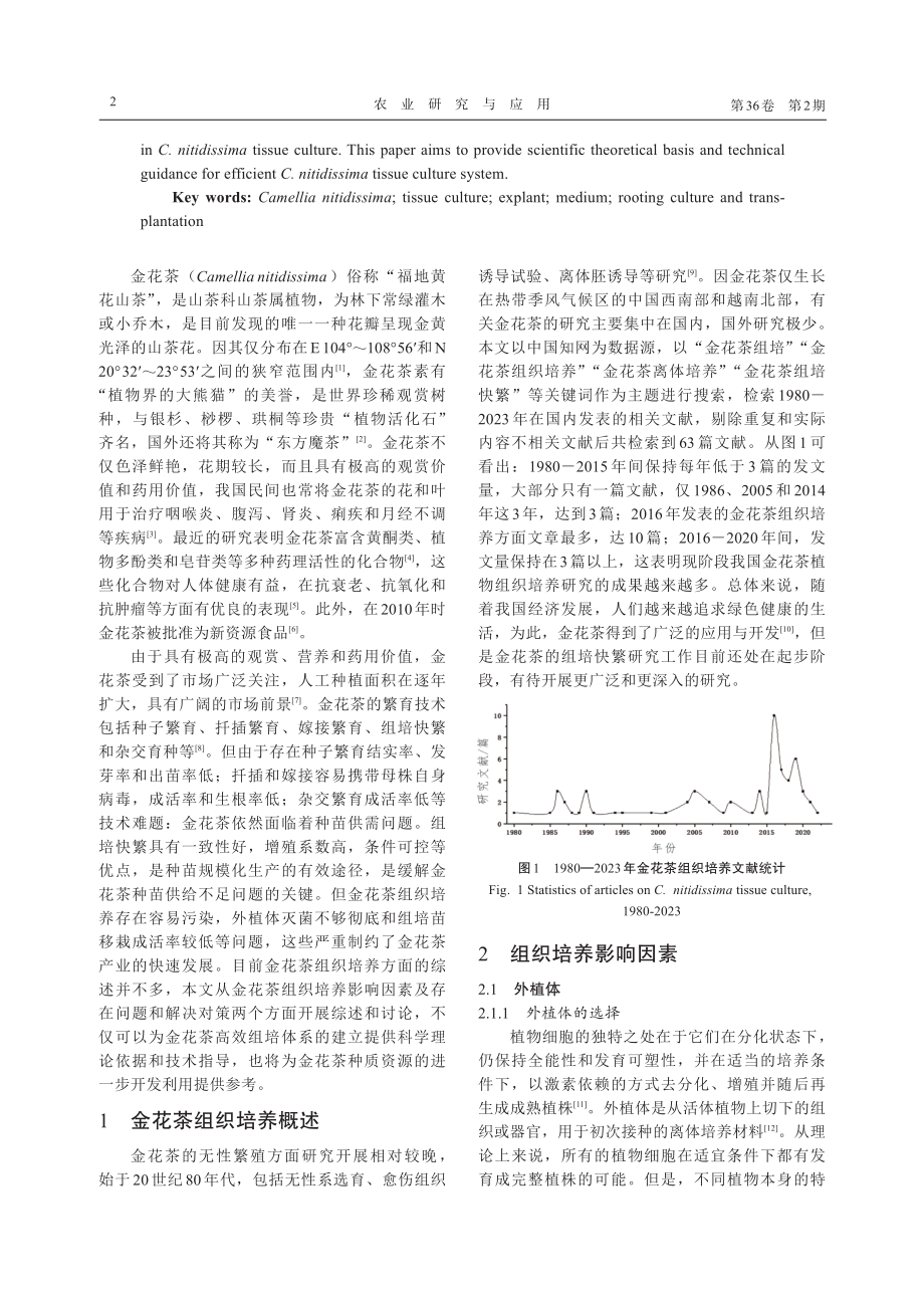 濒危植物金花茶组织培养技术研究进展.pdf_第2页