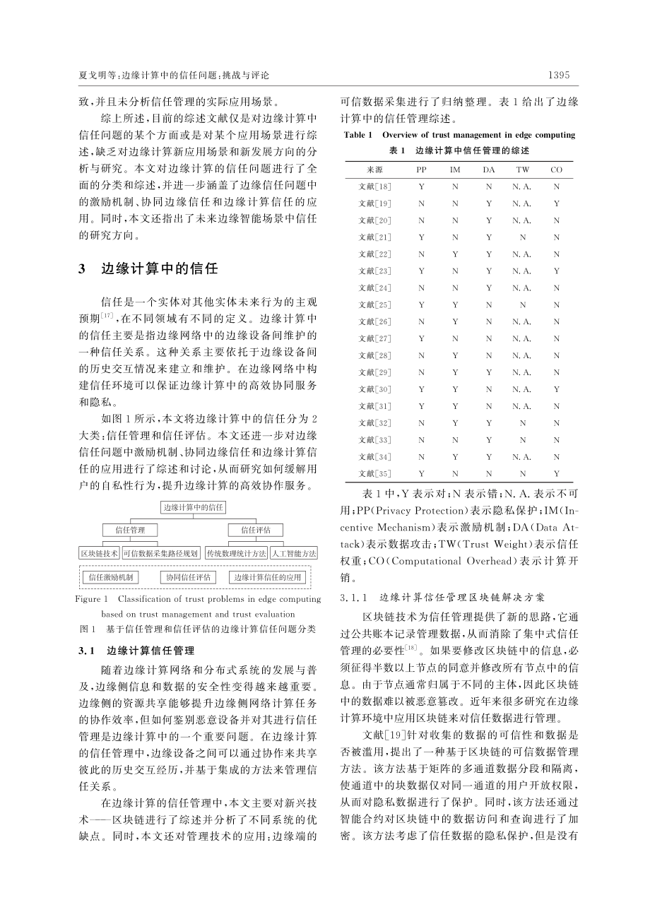 边缘计算中的信任问题：挑战与评论.pdf_第3页