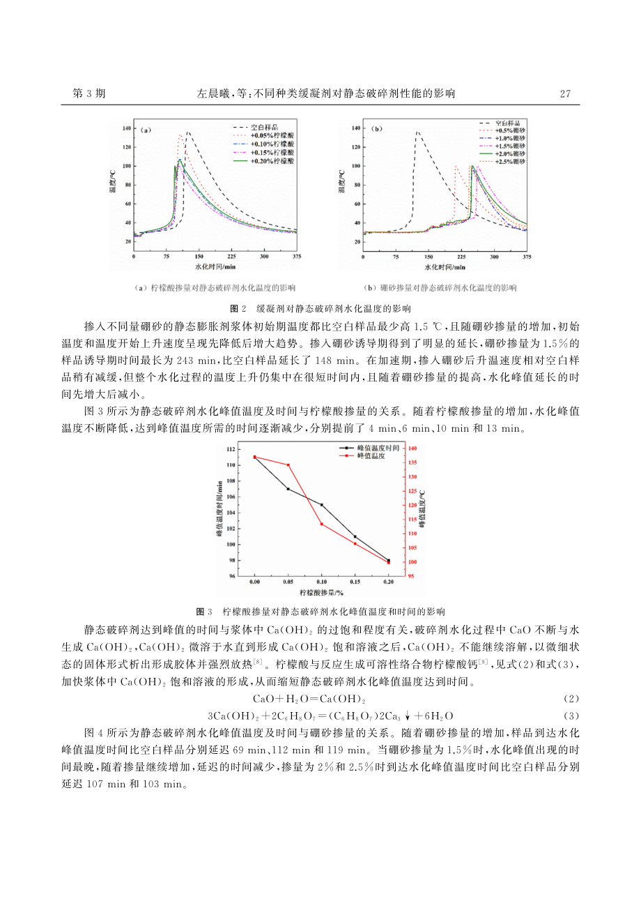 不同种类缓凝剂对静态破碎剂性能的影响.pdf_第3页