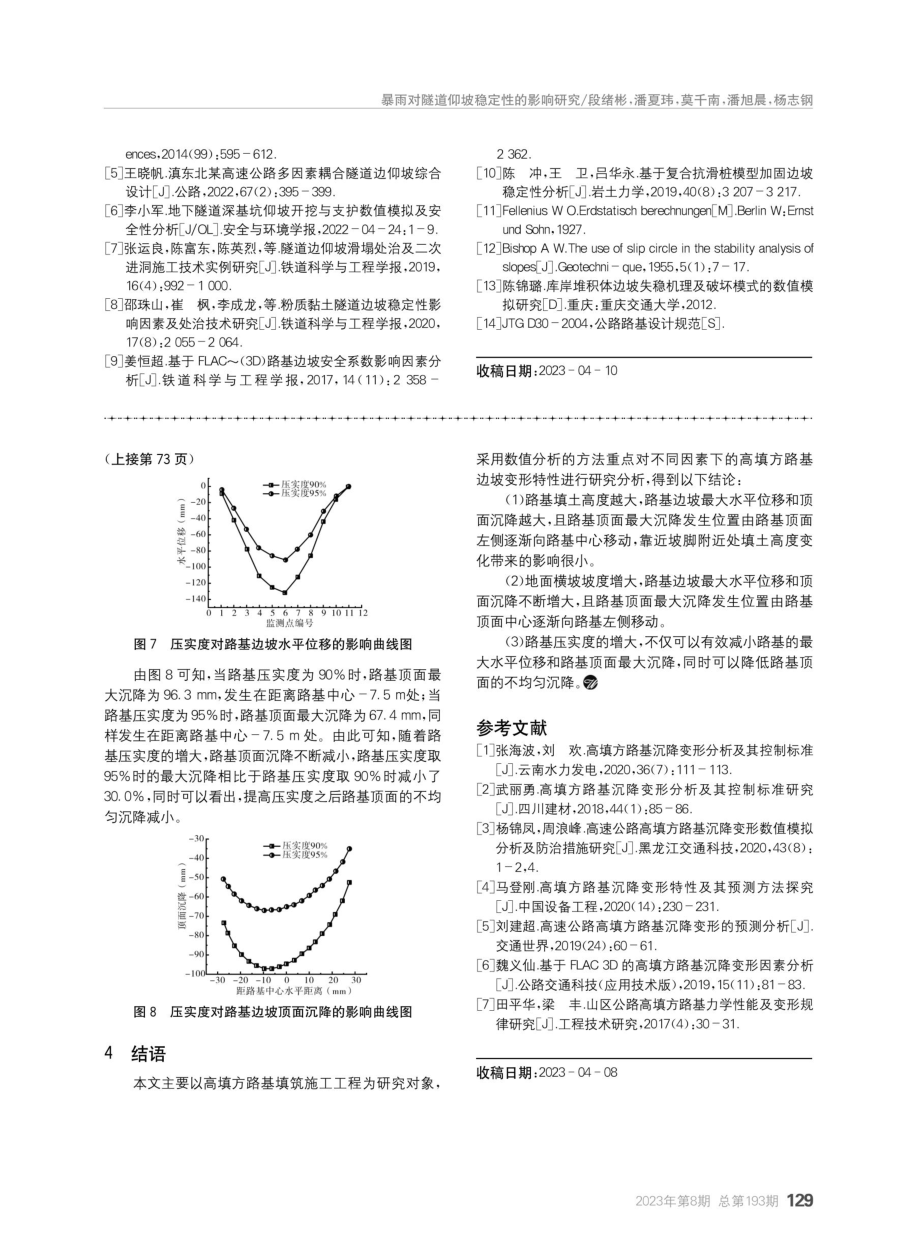 不同因素对高填方路基边坡变形的影响分析.pdf_第3页