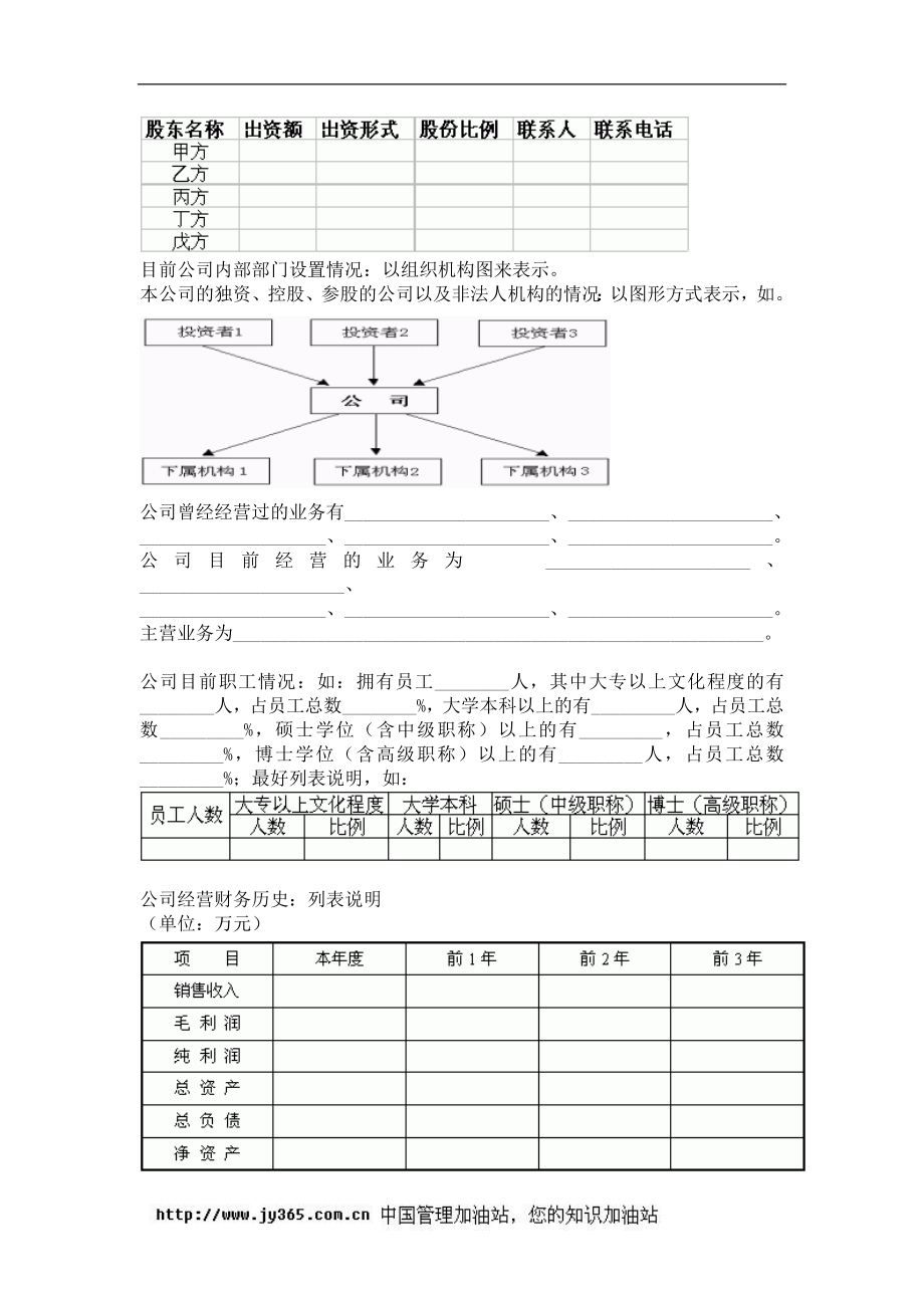 091_商业计划书标准模版(doc17).doc_第3页