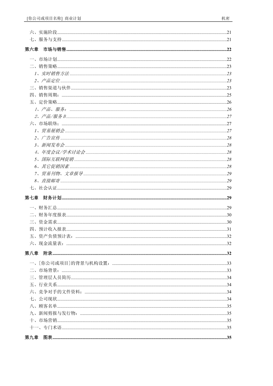 商业计划专业模版.doc_第3页