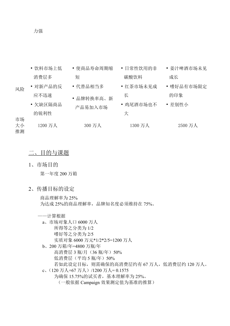 快消行业饮料产品市场企划案.doc_第3页