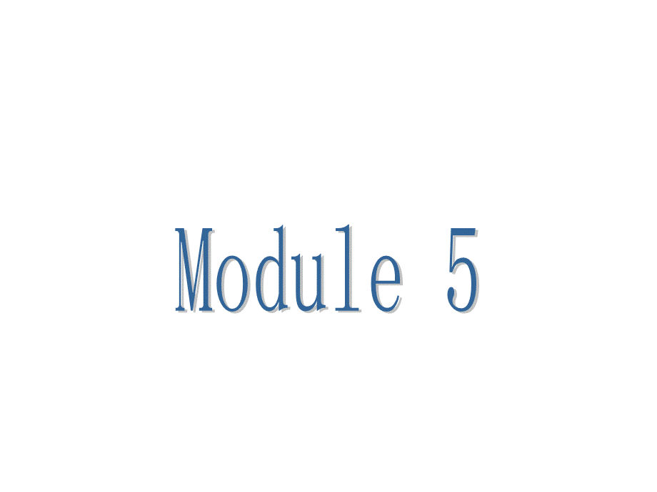 Module 5《Unit 2 I go home at 5》ppt课件1.ppt_第1页