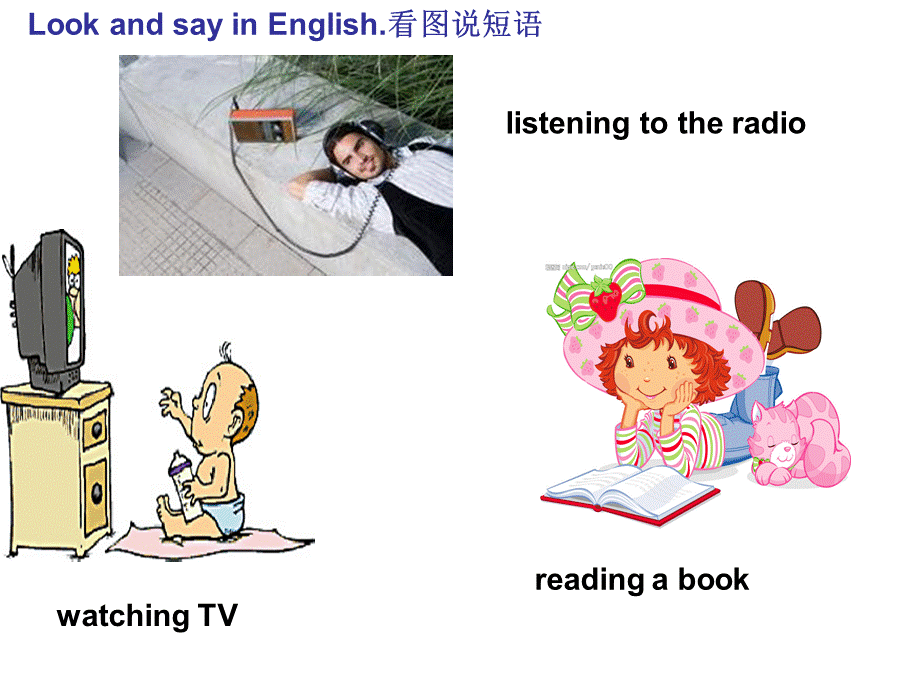 外研版（一起）二下Module 2《Unit 1 She’s listening to the radio》ppt课件2.ppt_第2页