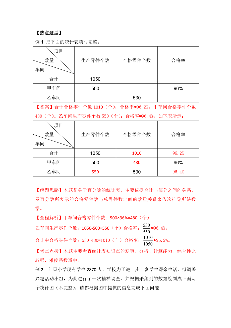 【精品】2018小升初数学热点题型 七 统计与概率.pdf_第3页