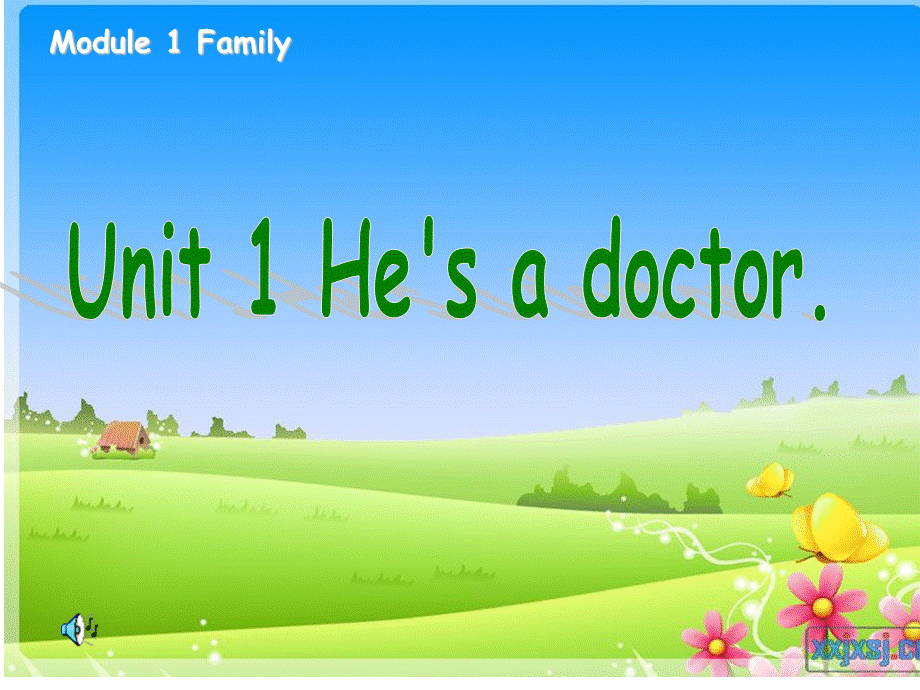 外研版（一起）一下Module 1《Unit 1 He’s a doctor》ppt课件4.ppt_第1页