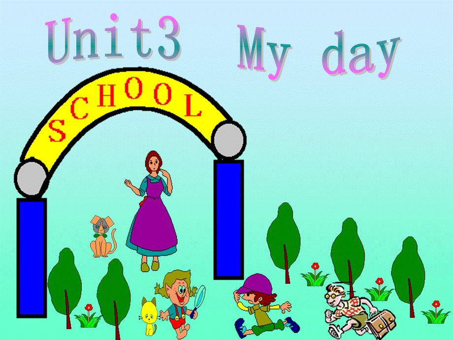 江苏译林版四年级英语下册《unit 3 my day》ppt课件4.ppt_第2页