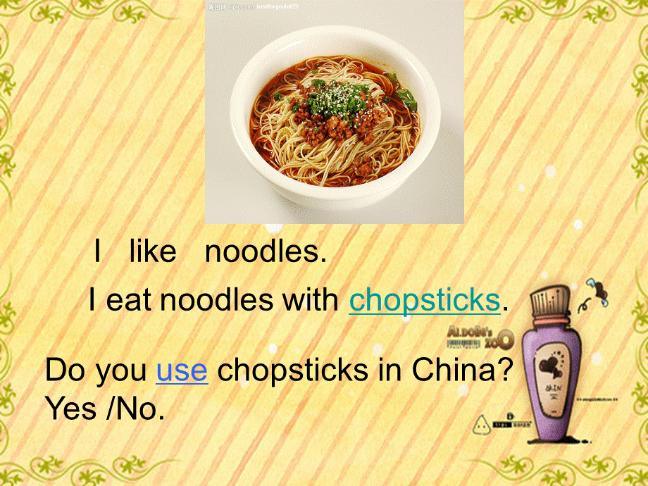 Module 1《Unit 1 Do you use chopsticks in England》ppt课件1.ppt_第3页