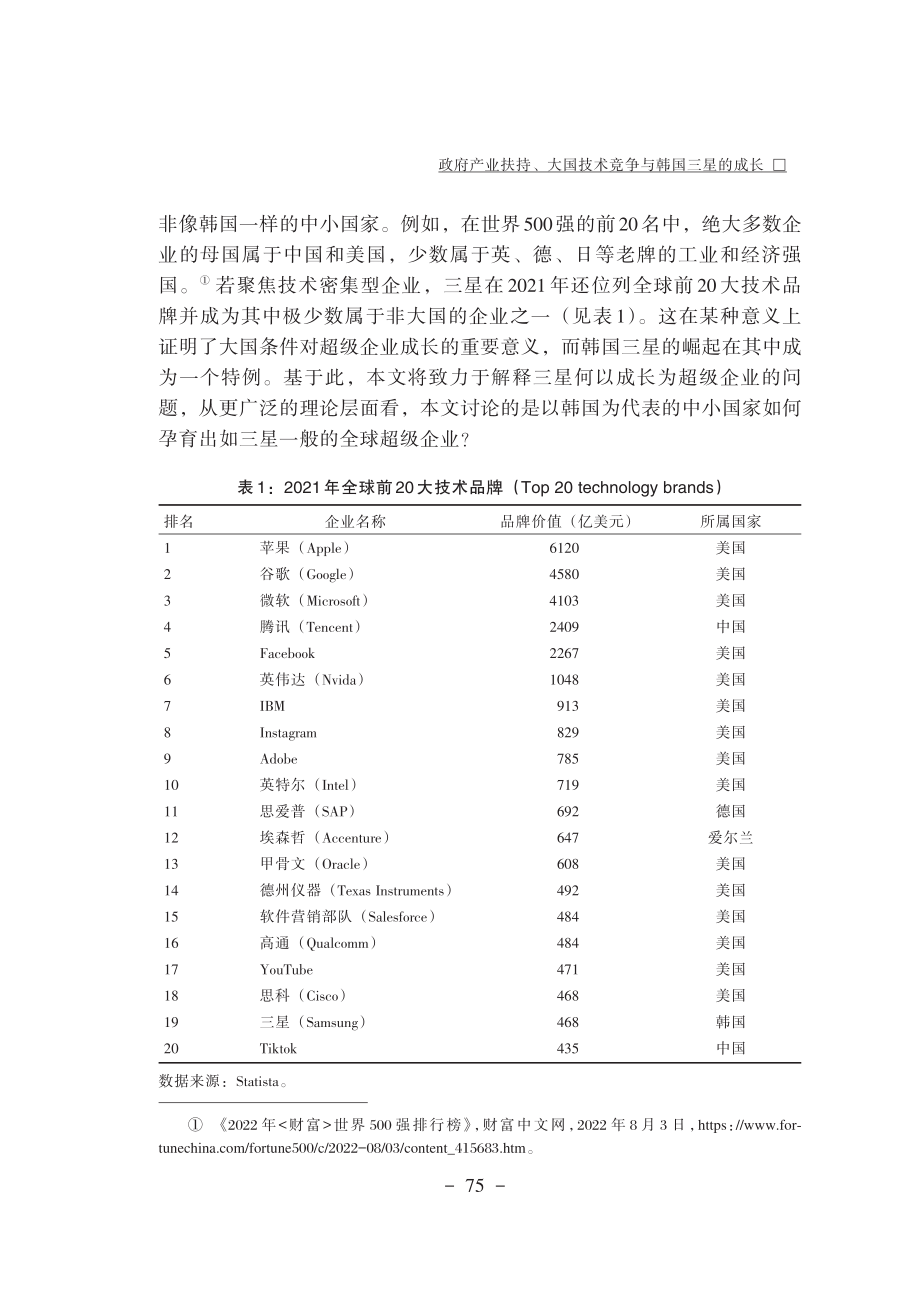 政府产业扶持、大国技术竞争与韩国三星的成长.pdf_第3页