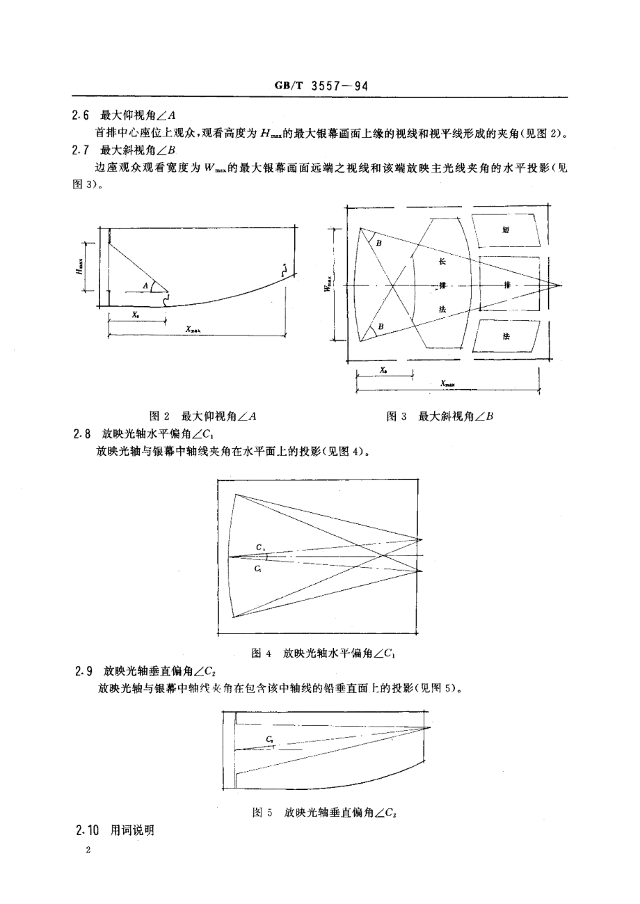 电影院视听环境技术要求 GBT 3557-1994.pdf_第3页