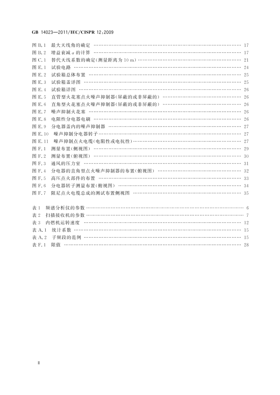 车辆、船和内燃机无线电骚扰特性用于保护车外接收机的限值和测量方法 GB 14023-2011.pdf_第3页