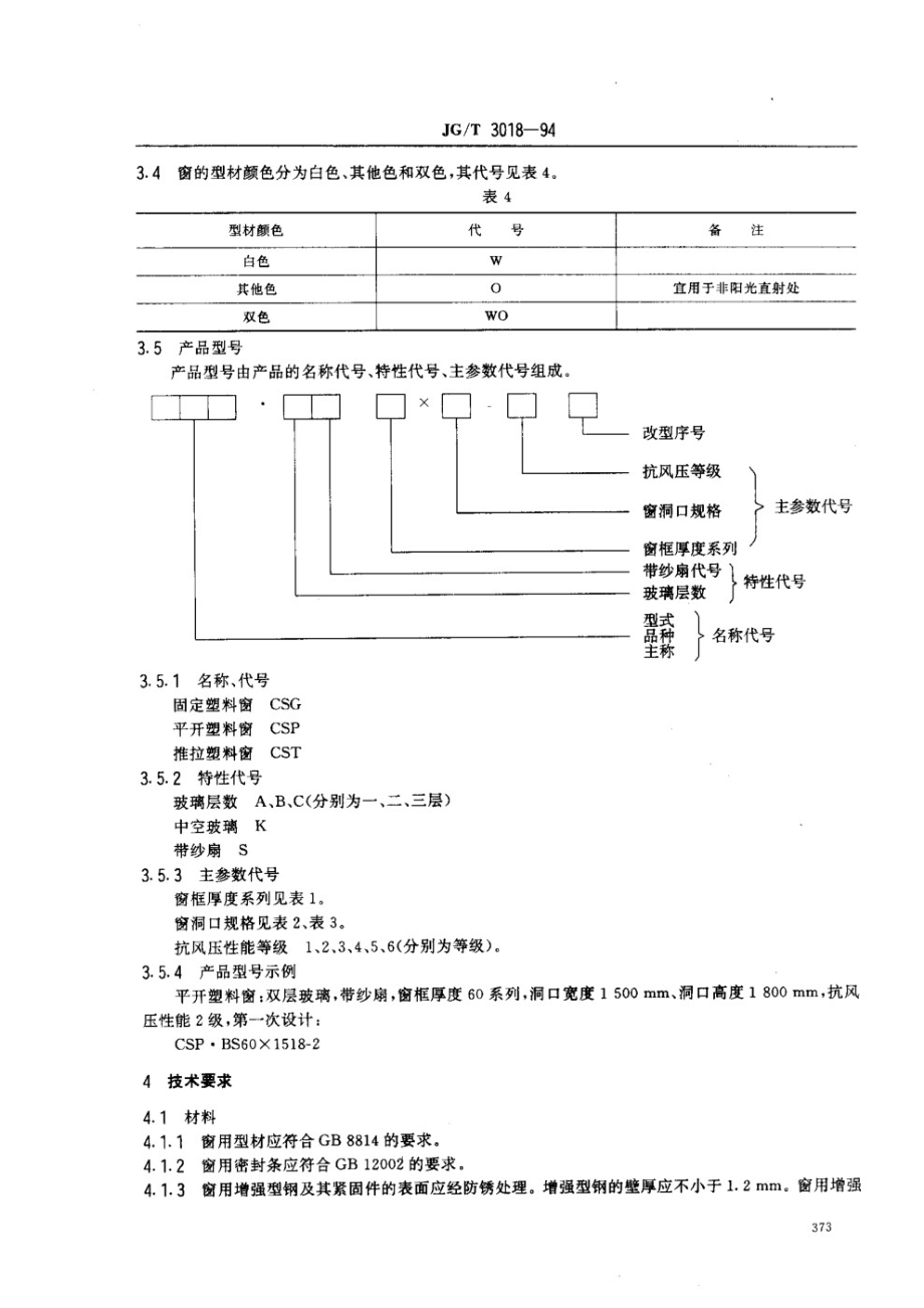 PVC塑料窗 JGT 3018-1994.pdf_第3页