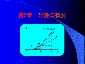 哈尔滨工业大学《高等数学》课件-第三章 导数与微分 (1).PPT