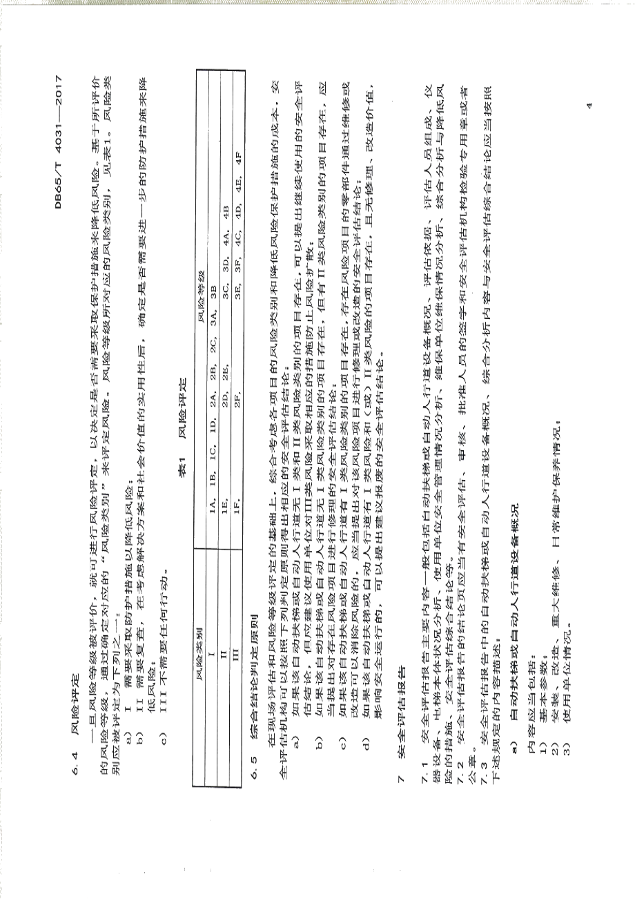 在用自动扶梯与自动人行道安全评估规则 DB65T 4031-2017.pdf_第2页