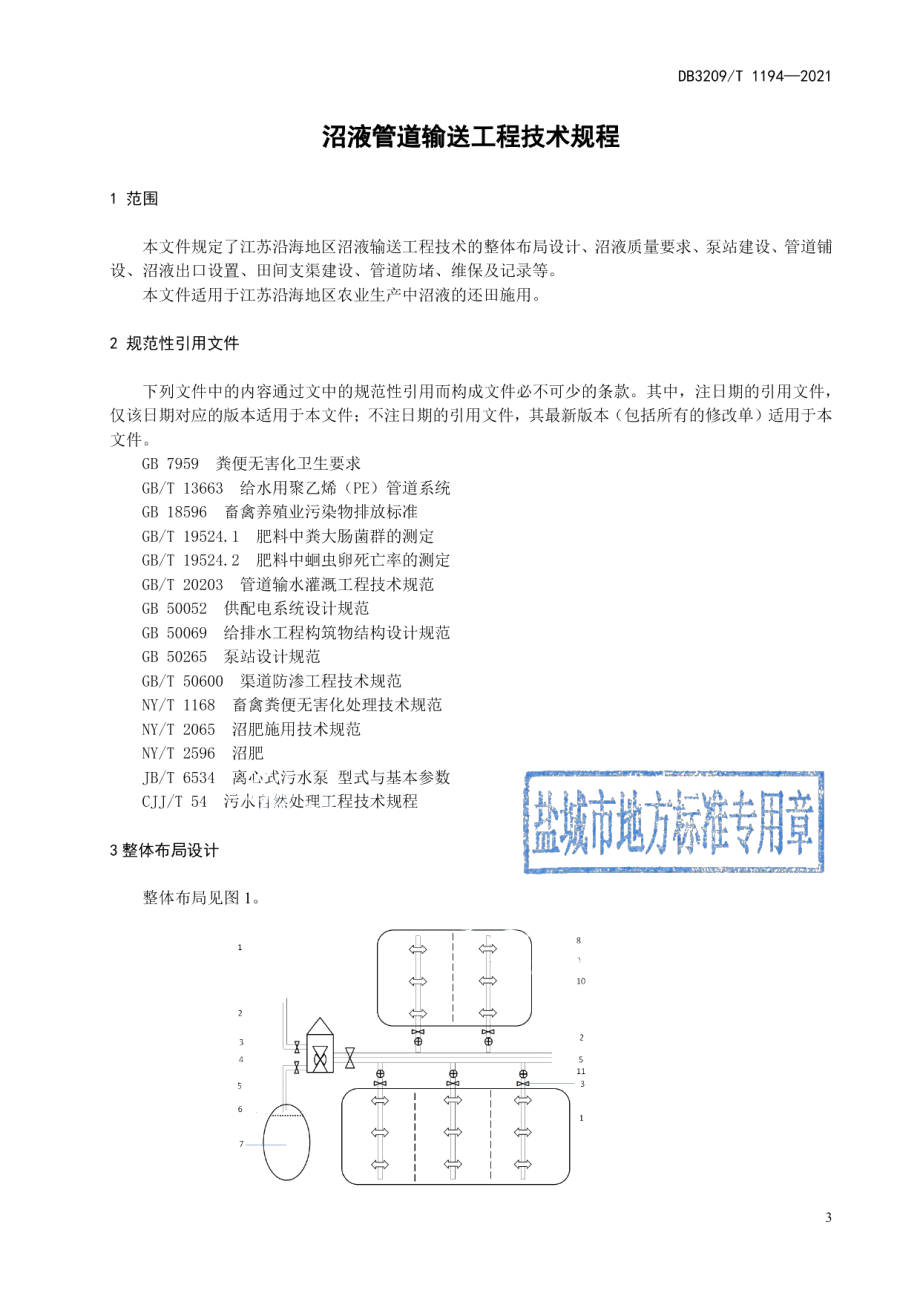 沼液管道输送工程技术规程 DB3209T 1194-2021.pdf_第3页