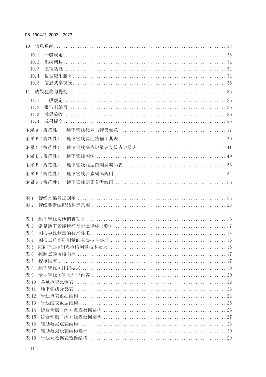 DB 1504T2002-2022 地下管线探测及信息系统建设规范.pdf_第3页