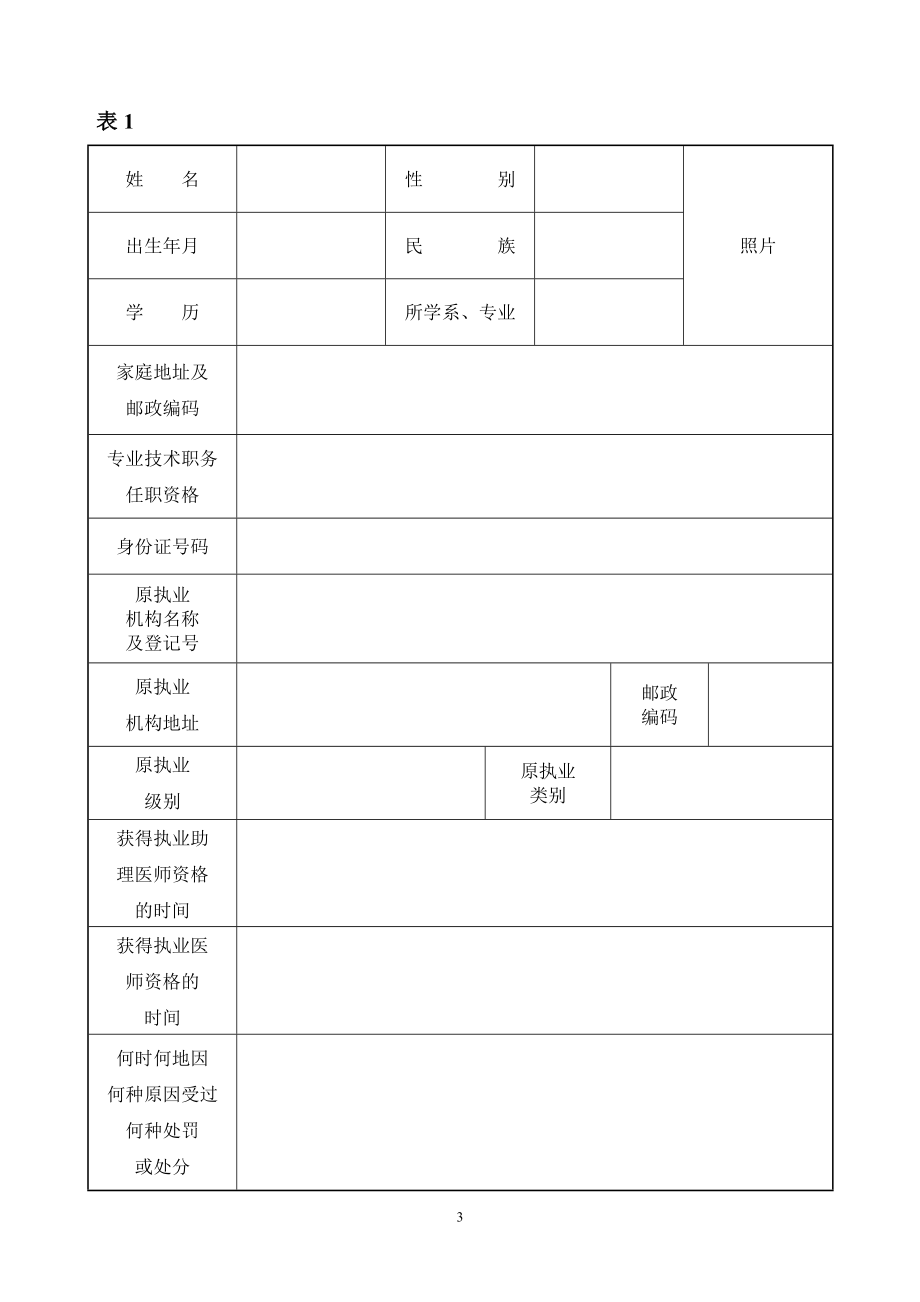 医师变更执业注册申请表.doc_第3页