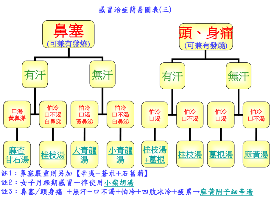 南加州倪师弟子张孟超医师之感冒治症简易图表(修订版)概述.ppt_第3页