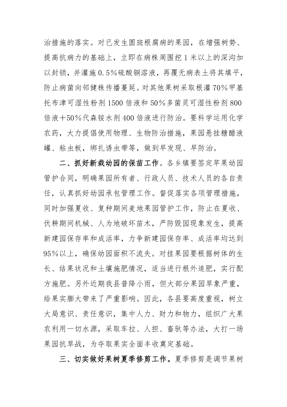 关于进一步抓好夏期间果园病虫害防治等.doc_第2页