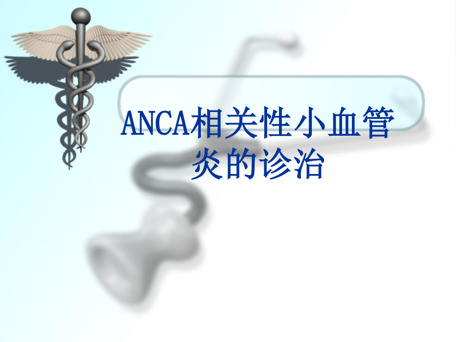 ANCA相关性小血管炎的诊治.ppt_第1页