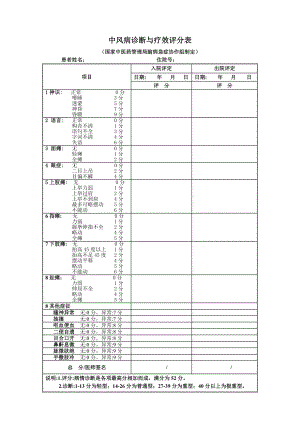 中风病评定量表.doc